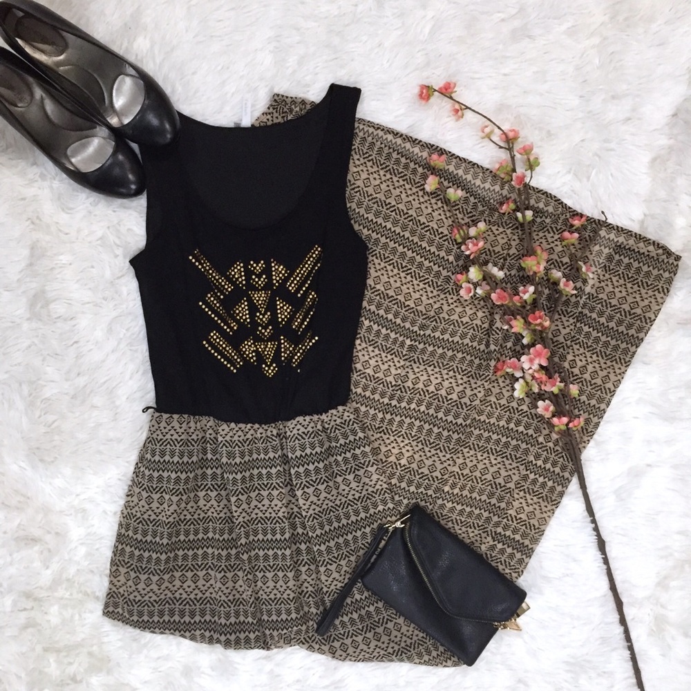 Studio Y Maxi Dress w/ Slits and Tank Sleeves SZ S